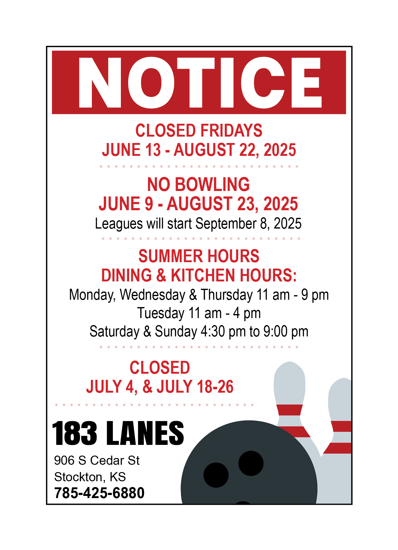 183 Lanes