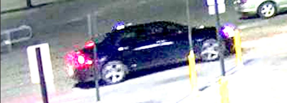VEHICLE suspected of being stolen from Plainville on March 2