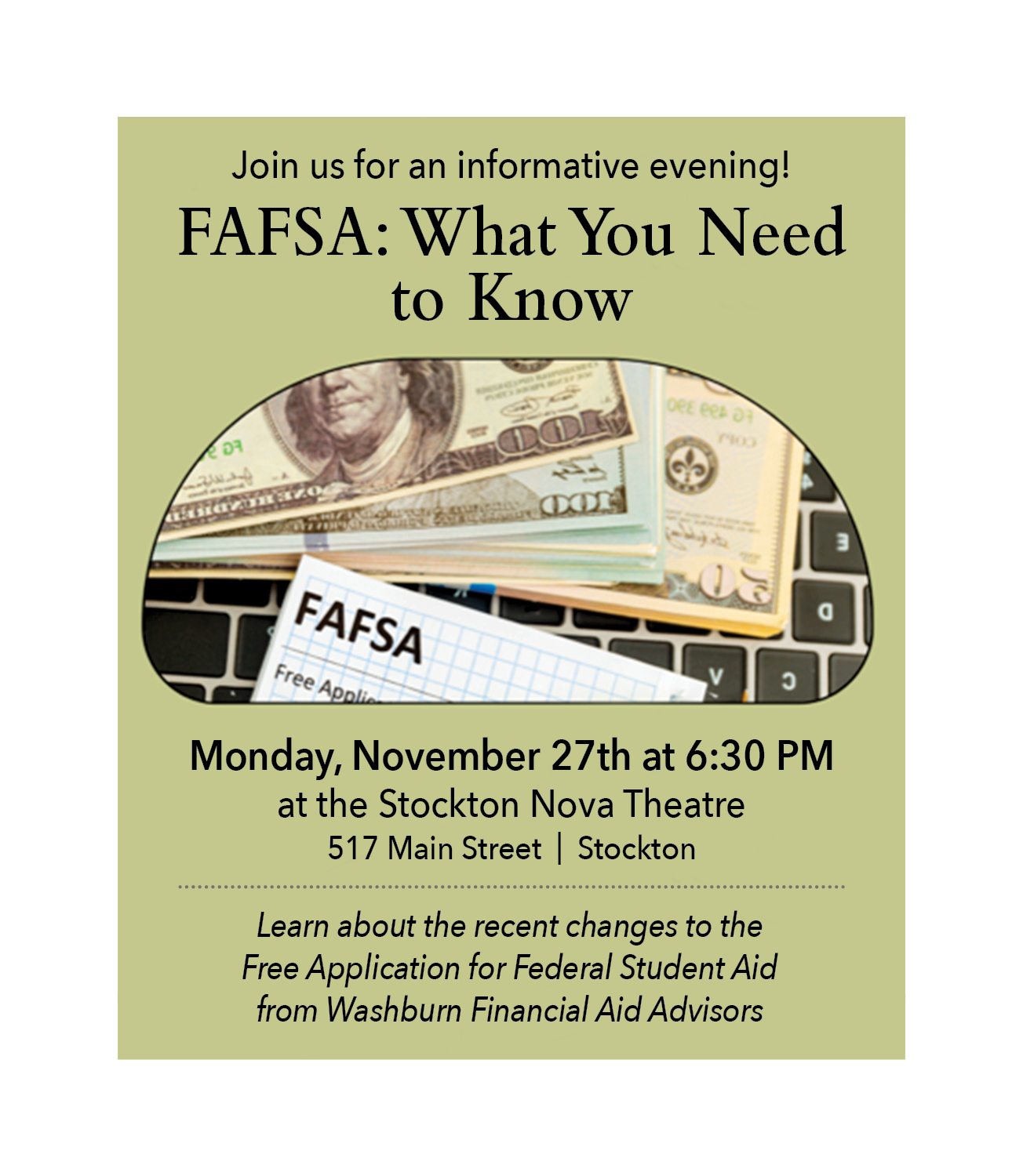 usd 271 fafsa meeting
