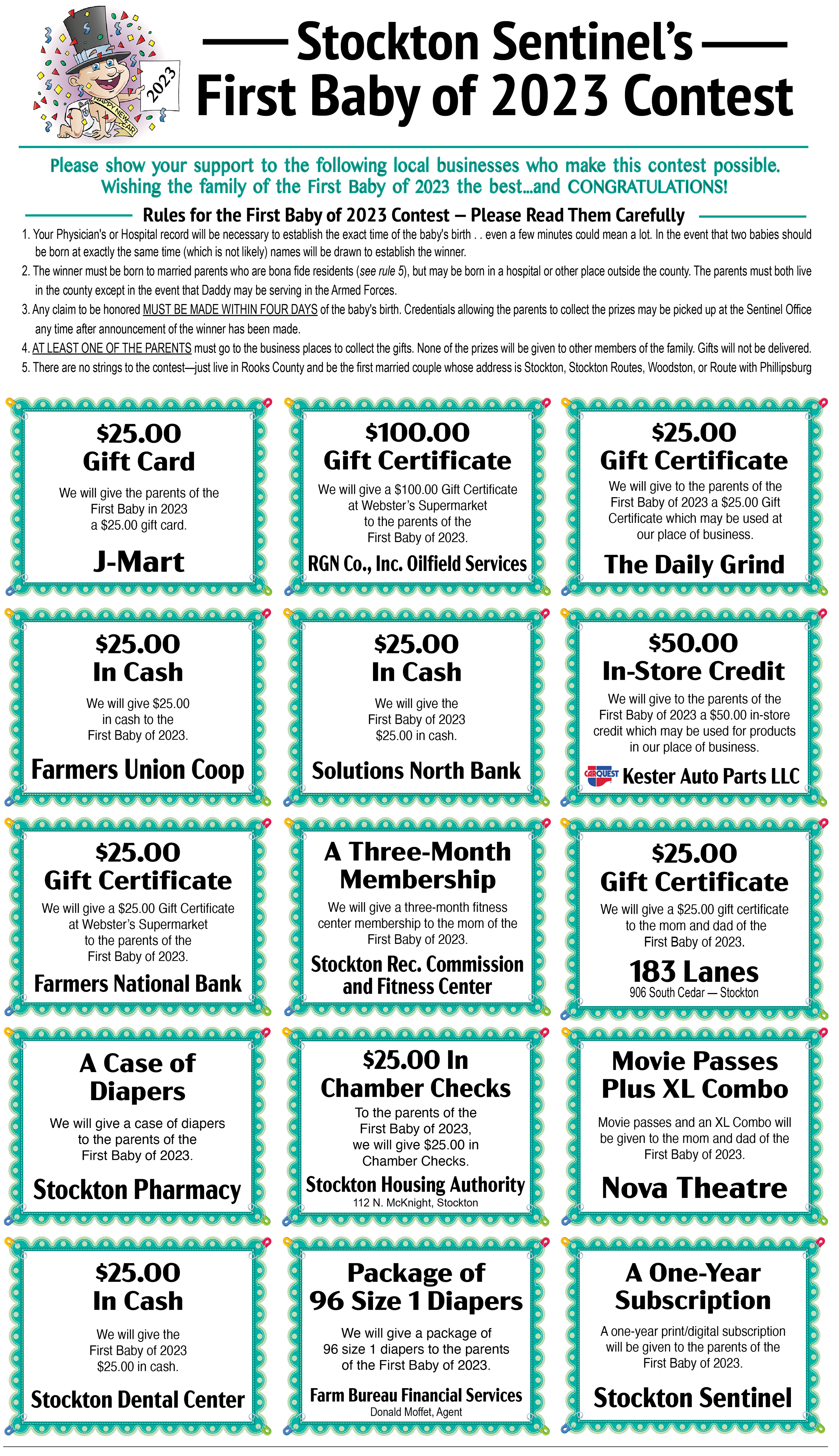 new year's baby contest