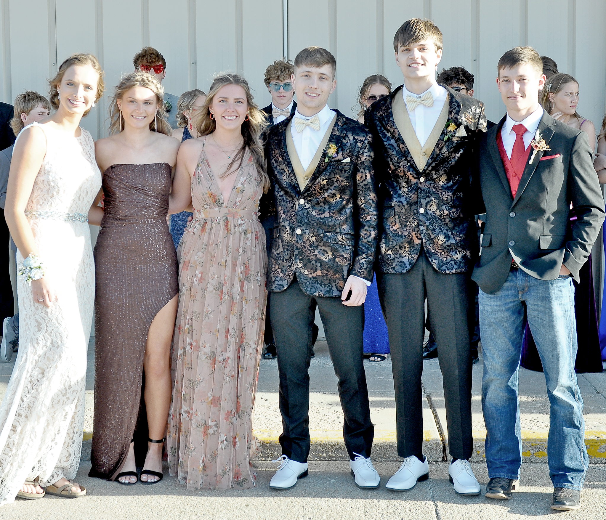 royalty olivia dix, janae keller, kyra gottfried, austin mitchell, anthony ciarallo, camden iwanski