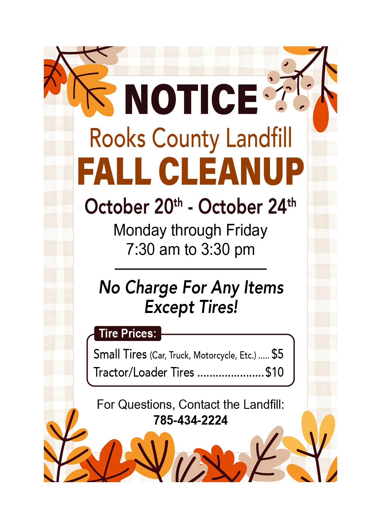 landfill fall cleanup
