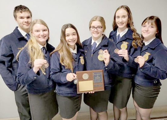Stockton FFA places first as a team!