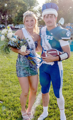 THIS YEAR’S Stockton Homecoming Queen and King are Ashlyn Hahn and Emerson Lowry. The two were crowned before the home football game on Friday evening.