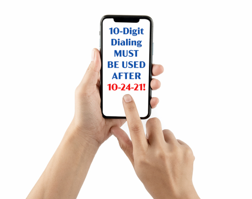 10-digit dialing