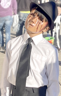 Jefferson Creighton at Sigma Phi ESA Halloween Parade