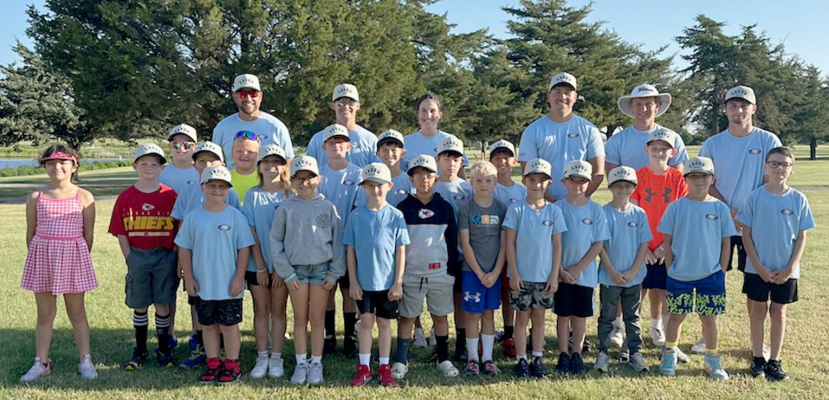 Second to Fifth Graders attending Junior Golf Camp