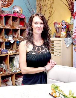 RAELYN HOLMES is the owner of the unique antique store Now-N-Then Treasure Chest in Stockton.