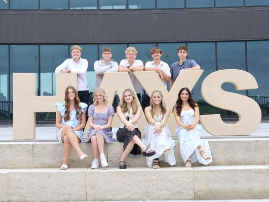 Lowry among Homecoming Court at Hays High School