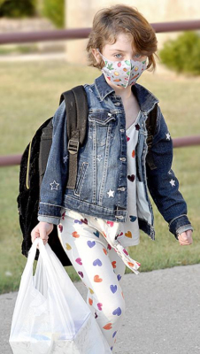 MAKING HER WAY INTO SCHOOL