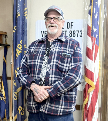 KEVIN STATES OF STOCKTON was chosen Champion of the Community Chili Cook-Off and Supper event held on Saturday, February 1st, and sponsored by the Stockton VFW Post #8873. His winning chili recipe is made with beaver. (Courtesy Photo)