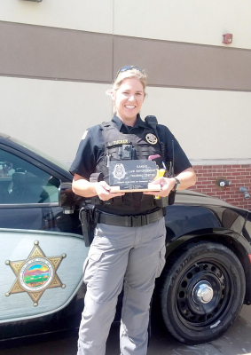 LAUREN TUCKER of the Rooks County Sheriff’s Department recently graduated from the Kansas Law Enforcement Training Center on June 4.