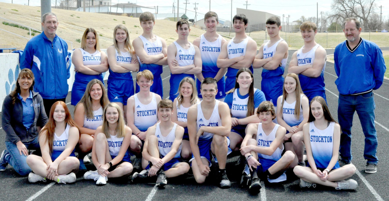 MEMBERS OF THE 2021 STOCKTON HIGH SCHOOL TRACK TEAM
