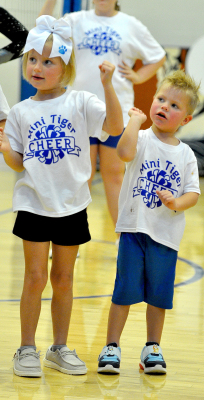Waylynn Biggs &amp; Weston Biggs at Tiger Nation Back-To-School Bash