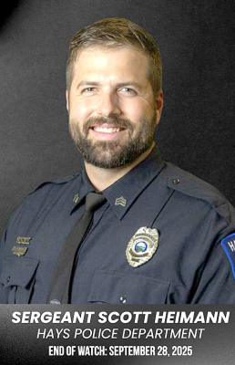 SUNDAY MORNING, Sergeant Heimann was tragically killed while bravely serving his community.