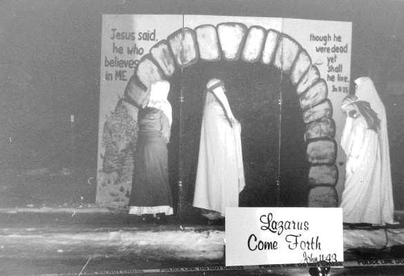 “LAZARUS COME FORTH”