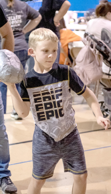 Carson Riener “bowling” at Goblin’s Glory