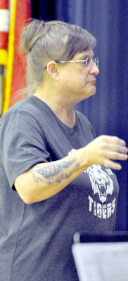 TIGER BAND DIRECTOR LAURA JAMESON
