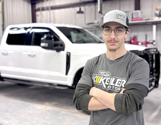 DEVON BOWELL is the new General Technician at Keller Motors in Palco. He joined the team in January 2025.
