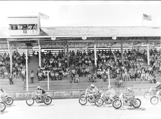 THIS PICTURE of the motorcycle races was taken in 1973. Take a look at the bikes and see if you remember any of the racers. And then take a look at the crowd. See anybody you know? Make some memories at this year’s Rooks County Free Fair!