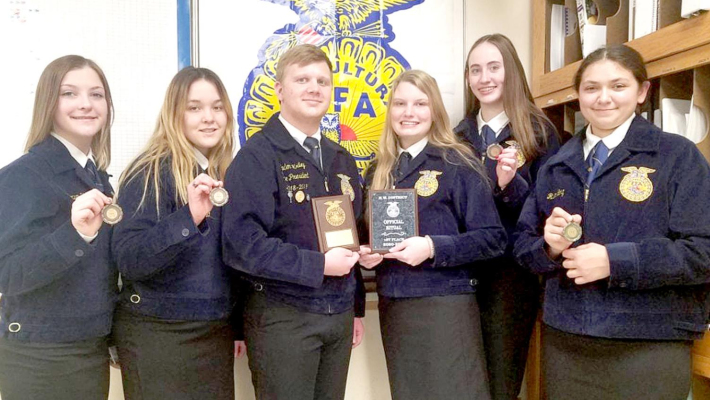 THE STOCKTON FFA OFFICIAL RITUAL TEAM