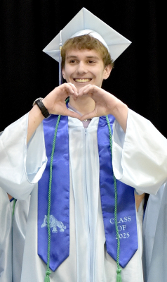 SHS Graduate Holden Burton at Commencement
