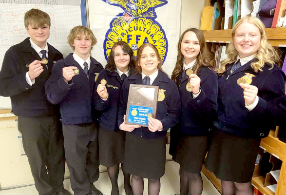 CONGRATULATIONS TO THE STOCKTON FFA PUBLIC SPEAKING TEAM