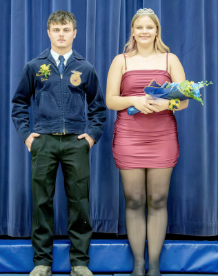2025 FFA Goblin’s Glory King and Queen Cameron Balthazor and Paytyn McNulty
