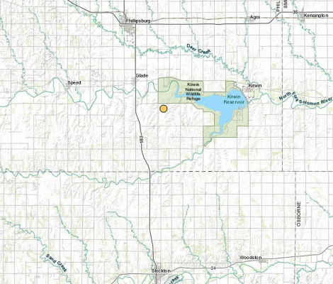 Earthquake last Thursday in southern Phillips County