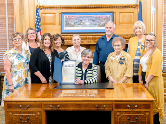 Stockton's Betty Cadoret represents Senior Companion Program at State Capitol