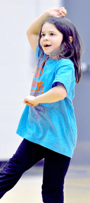 Autumn Kee performing at Stockton vs. Pike Valley