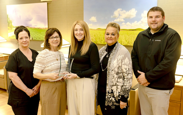 100 DAYS CELEBRATION TEAM: Michelle Wilkens, Sheila Hachmeister, Sam Pfannenstiel, Steph Bjornstad, and Andrew Casey.