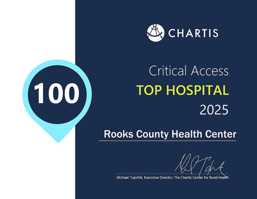 RCH recognized by Chartis as a Top 100 Critical Access Hospital