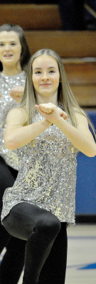 Striders perform routine