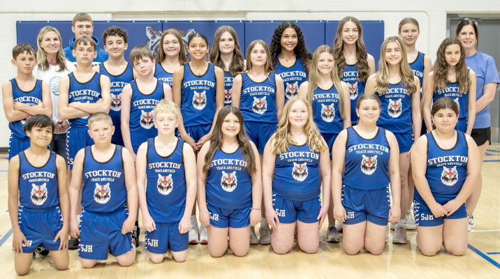 THE 2025 STOCKTON JUNIOR HIGH TRACK TEAM