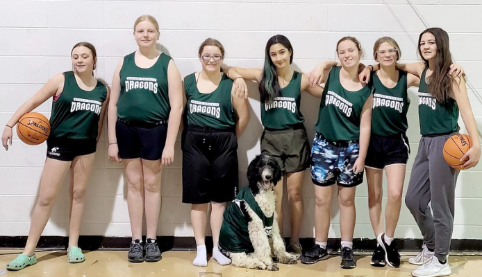 THE ROOKS COUNTY DRAGONS, A 7TH-GRADE MAYB TEAM