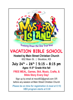 main street christian church vbs