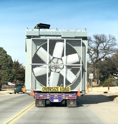 THE SOUTH STOPLIGHT at the four-way intersection on Highways 183 and 24 in Stockton tangled with a semi-truck and ended up on top of the trailer. The accident happened on Wednesday, December 6th.