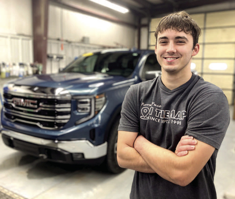 MIKE KYLLONEN is the new Apprentice Technician at Keller Motors in Palco.