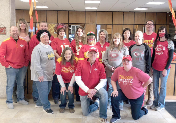 READY TO CHEER ON THE KANSAS CITY CHIEFS