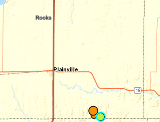Earthquake in Rooks County