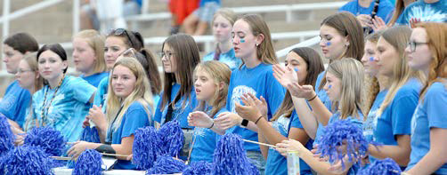 TIGER FANS had fun cheering on their favorite team on Friday.