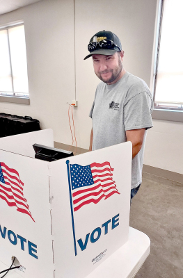 MICHAEL CARPENTER voted early during the primary election held on Tuesday, August 2nd.