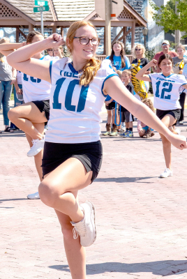Ella Snyder at Homecoming Parade