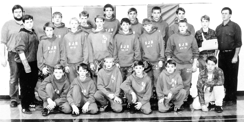 THE STOCKTON JUNIOR HIGH WRESTLING TEAM