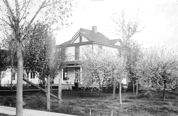 THIS IS A PHOTO of the Clinton Scott residence at 300 East Mill street in Plainville taken around 1906. The picture of the stately residence was turned into a post card.