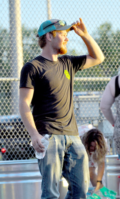 Reds Dirtwork, LLC owner, Colton Williams, takes a bit of a breather prior to Saturday night’s concerts which culminated Red Fest’s day of fun down at the Stockton City Park. Williams, with the help of others, has spent the last few months planning the big event for Stockton and the surrounding areas.