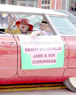GRAND MARSHALS OF THE 2021 PEONY FESTIVAL PARADE