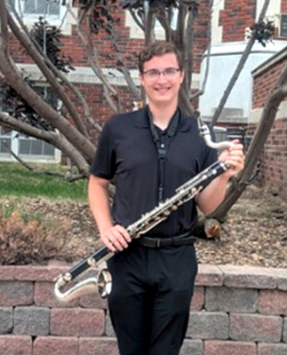 HITTING ALL THE RIGHT NOTES at the State Solos &amp; Small Ensembles Music Festival at Kansas Wesleyan on Saturday, April 25th, was Plainville High School music student Ben Mesecher, who received a “Perfect Score” I Rating for his Bass Clarinet solo. Congratulations on your outstanding performance.