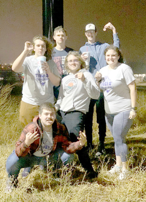 SHOWING OFF THEIR MEDALS from the Norton Scholars Bowl meet are Jaxon Dunlap, Holden Burton, Dylan Baxter, Deacon Creighton, Jack Gasper and Addie Struckhoff.